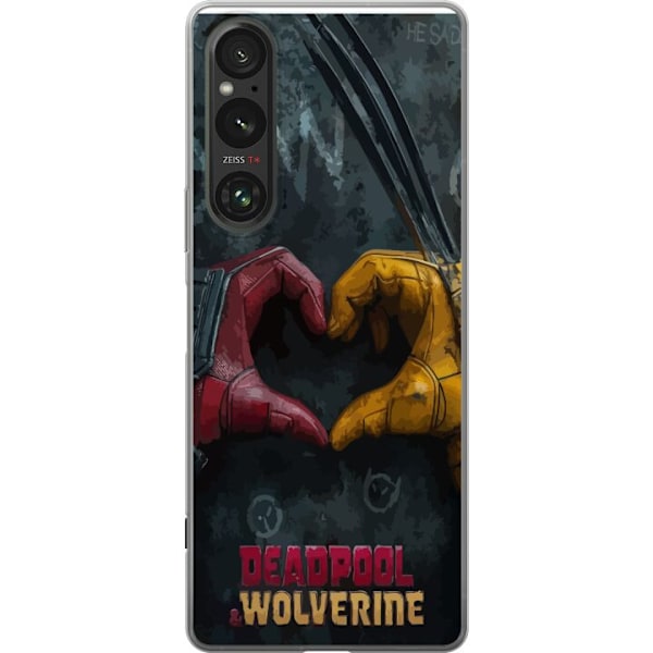 Sony Xperia 1 V Gennemsigtig cover Wolverine Deadpool