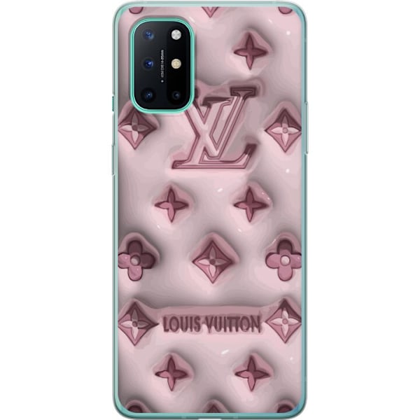 OnePlus 8T Läpinäkyvä kuori LV Pink