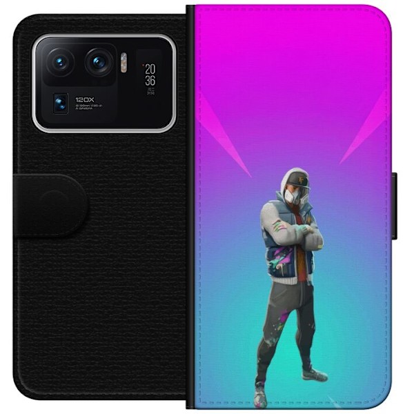Xiaomi Mi 11 Ultra Tegnebogsetui sort ridder fortnite