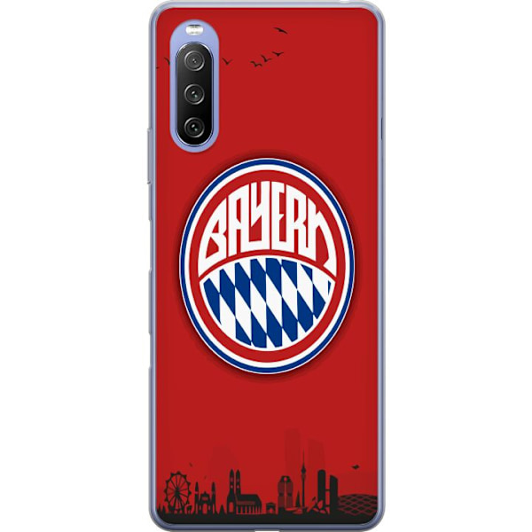 Sony Xperia 10 III Lite Genomskinligt Skal FC Bayern Munich