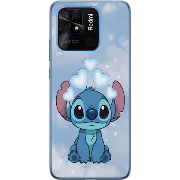 Xiaomi Redmi 10C Läpinäkyvä kuori Stitch Hyppäävä Ilo - Hauska Suunnittelu Lahjalle