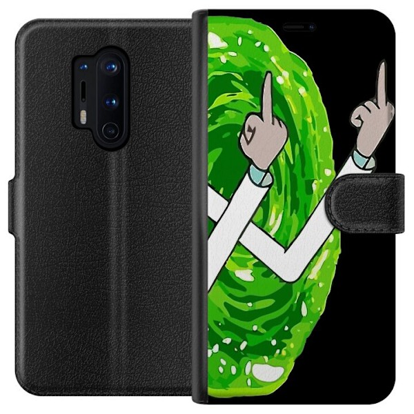 OnePlus 8 Pro Tegnebogsetui Rick and Morty