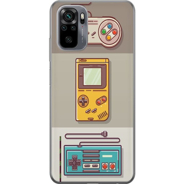 Xiaomi Redmi Note 10 Läpinäkyvä kuori Nintendo Retro