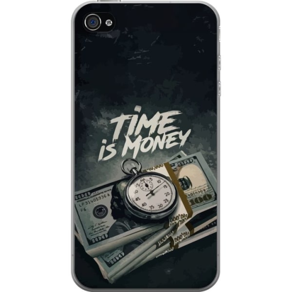 Apple iPhone 4 Gjennomsiktig deksel Tid er penger