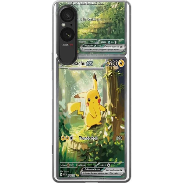 Kompatibelt Mobildeksel til Sony Xperia 5 V Pikachu grønn