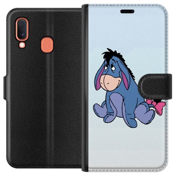 Kompatibelt Plånboksfodral till Samsung Galaxy A20e Nalle Puh