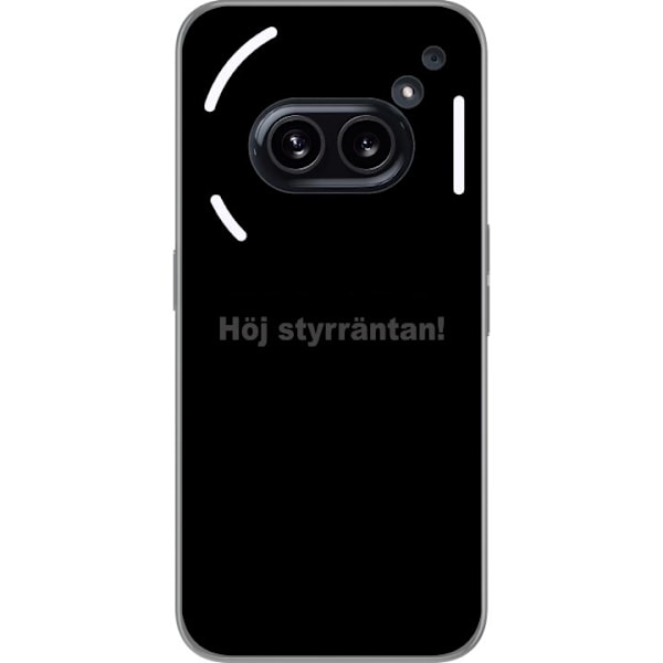 Nothing Phone (2a) Gjennomsiktig deksel Hev styringsrenten!