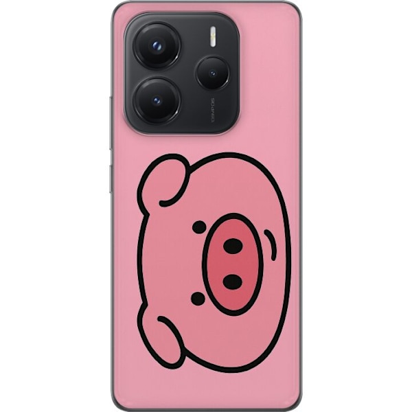 Xiaomi Redmi Note 14 Gennemsigtig cover Kawaii Piggy