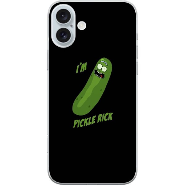 Apple iPhone 16 Plus Gennemsigtig cover I'm Pickle Rick