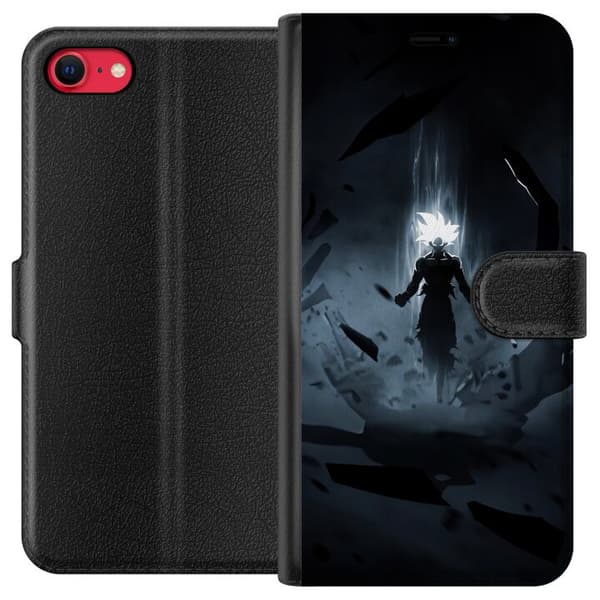 Kompatibel Tegnebogsetui til Apple iPhone SE (2020) Skyggekriger sort