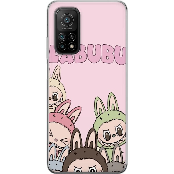 Xiaomi Mi 10T 5G Läpinäkyvä kuori Labubu Pop Mart Hahmot Keräilykohteet Suosittu Hahmosarja Suunnittelu Pop Mart Leikkikalutaide Aihe