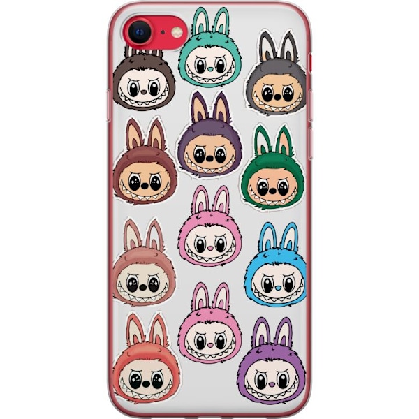 Apple iPhone SE (2022) Läpinäkyvä kuori Labubu Macaron Mons
