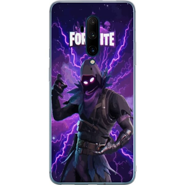 OnePlus 7T Pro Genomskinligt Skal Fortnite Raven – Mörk Str
