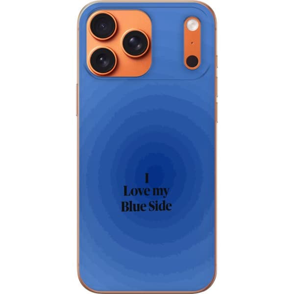 Kompatibelt Mobilskal till Apple iPhone 17 Pro Max I Love My Blue Side blå