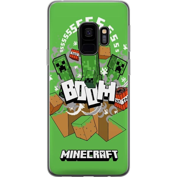 Samsung Galaxy S9 Gjennomsiktig deksel Minecraft Boom