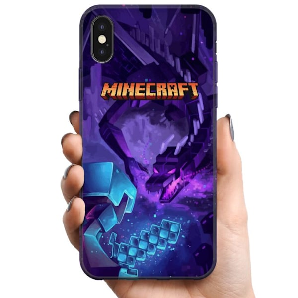 Apple iPhone XS TPU Mobildeksel Minecraft
