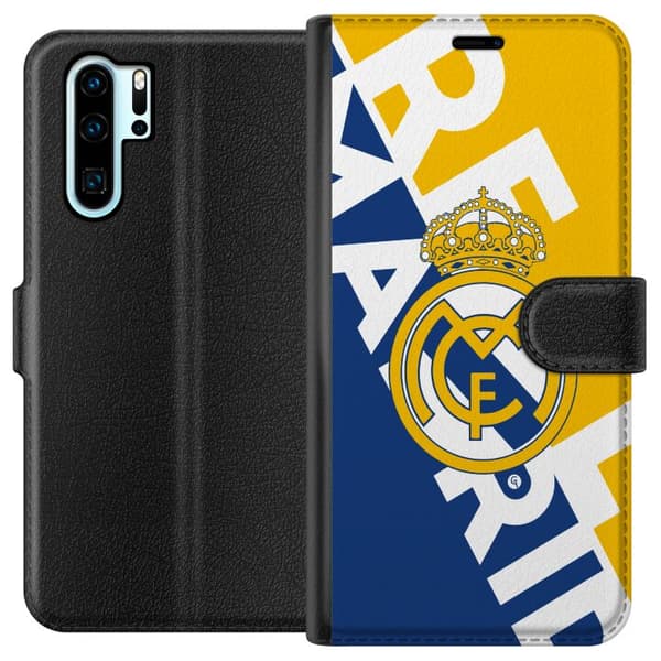 Kompatibelt Lommeboketui til Huawei P30 Pro Real Madrid