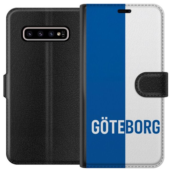 Samsung Galaxy S10+ Tegnebogsetui Göteborg - fodbold