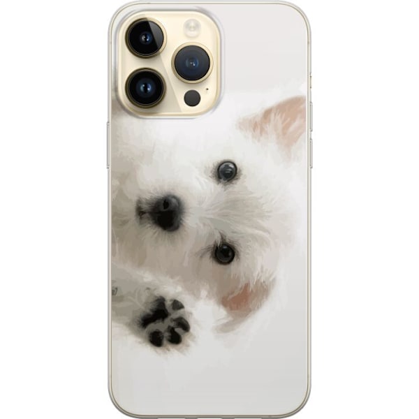 Apple iPhone 15 Pro Max Gennemsigtig cover Hund