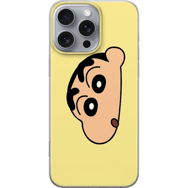 Apple iPhone 16 Pro Max Genomskinligt Skal Peeking Shinchan