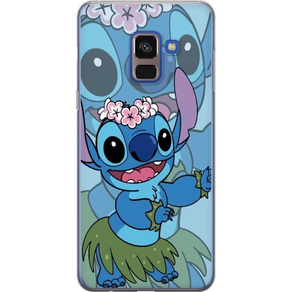 Samsung Galaxy A8 (2018) Läpinäkyvä kuori Stitch tähtien a