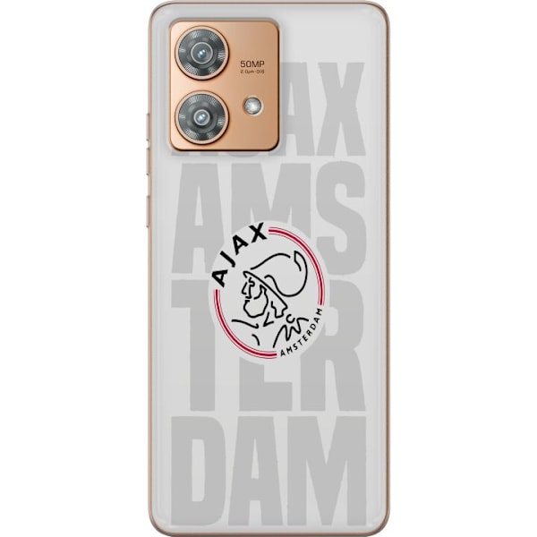 Motorola Edge 40 Neo Gennemsigtig cover Ajax Amsterdam