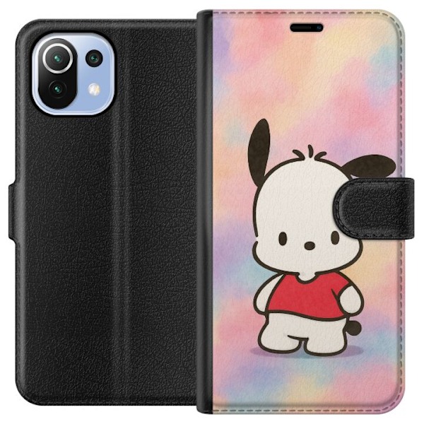 Xiaomi Mi 11 Lite Lompakkokotelo Kawaii Sanrio Pochacco