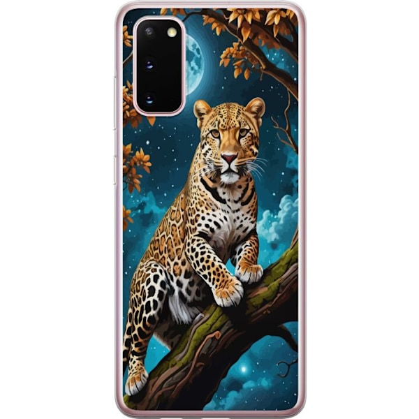 Samsung Galaxy S20 Gennemsigtig cover Leopard