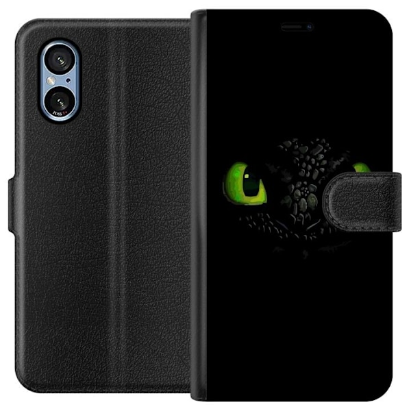 Sony Xperia 5 V Tegnebogsetui Dragetræneren