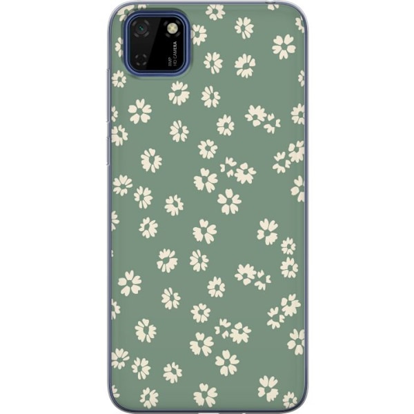 Huawei Y5p Genomskinligt Skal Blomsterdröm – färgglatt blommönster
