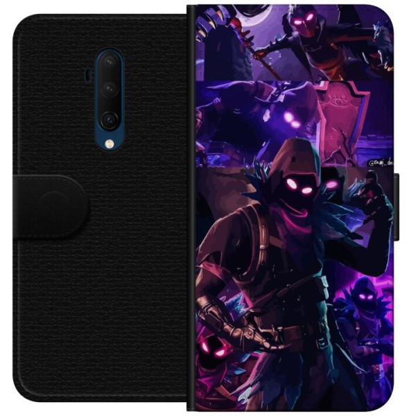 OnePlus 7T Pro Lompakkokotelo Fortnite - Raven