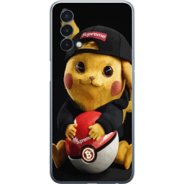 OnePlus Nord N200 5G Läpinäkyvä kuori Pikachu Supreme