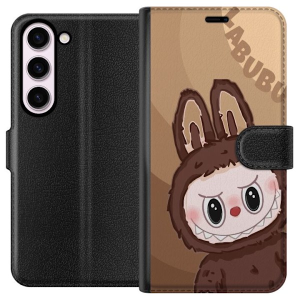 Samsung Galaxy S23 Plånboksfodral Labubu Cloud Cutie – Vit