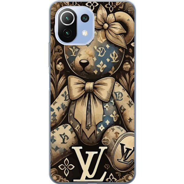 Xiaomi 11 Lite 5G NE Läpinäkyvä kuori Teddy Vuitton