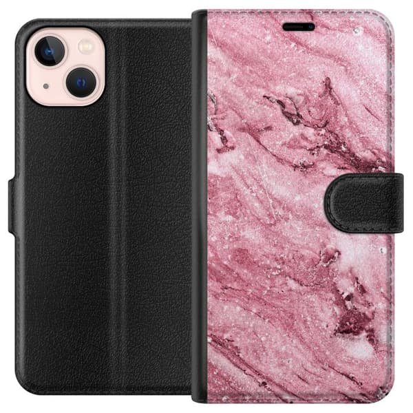 Kompatibelt Plånboksfodral till Apple iPhone 13 mini Rosa