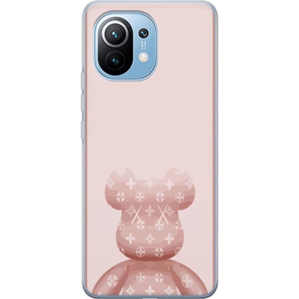 Xiaomi Mi 11 Genomskinligt Skal LV Pink Bear