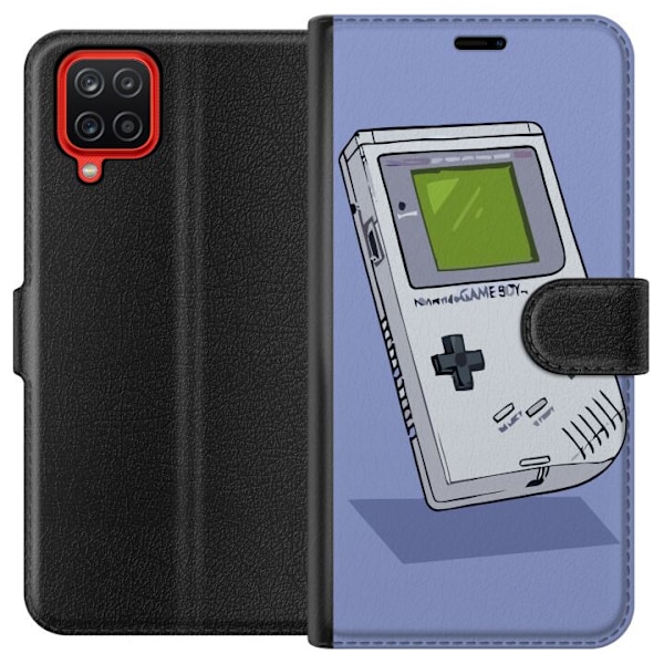 Samsung Galaxy A12 Plånboksfodral Game Boy Lila