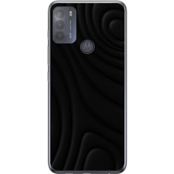 Motorola Moto G50 Läpinäkyvä kuori Tummat Aallot