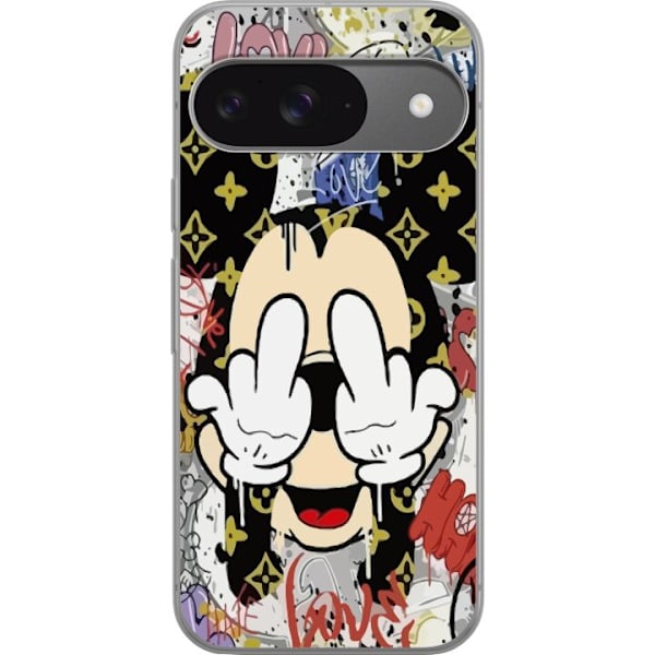 Google Pixel 9 Pro Gennemsigtig cover Mickey Mouse LV