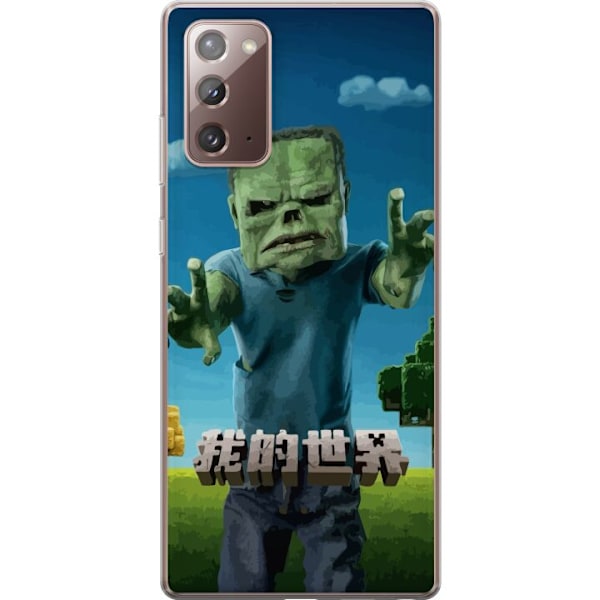 Samsung Galaxy Note20 Läpinäkyvä kuori A Minecraft Movie
