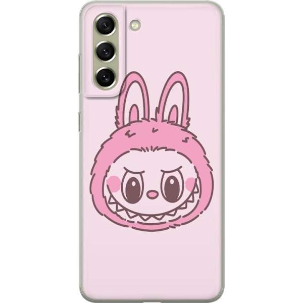 Samsung Galaxy S21 FE 5G Läpinäkyvä kuori Labubu Eläinradan Bunny-versio