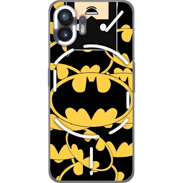 Nothing Phone (2) Läpinäkyvä kuori Batman