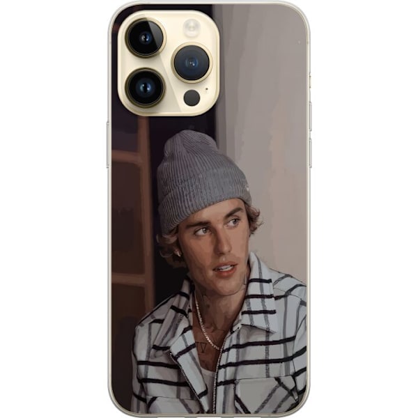 Apple iPhone 14 Pro Max Gennemsigtig cover Justin Bieber