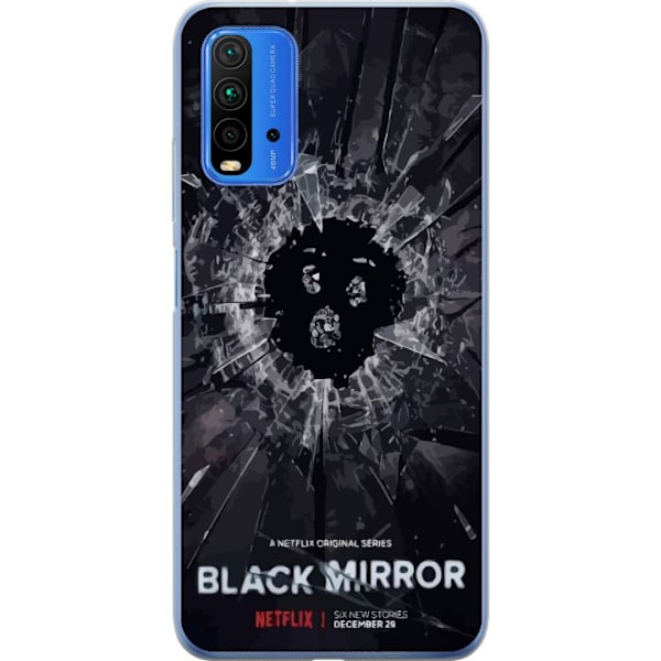 Xiaomi Redmi 9T Gjennomsiktig deksel Black Mirror Sci-Fi Netfl