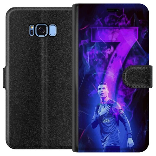 Samsung Galaxy S8 Lompakkokotelo Ronaldo 7 - Jalkapallolegenda