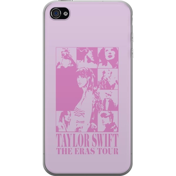Apple iPhone 4 Genomskinligt Skal Taylor Swift - Pink