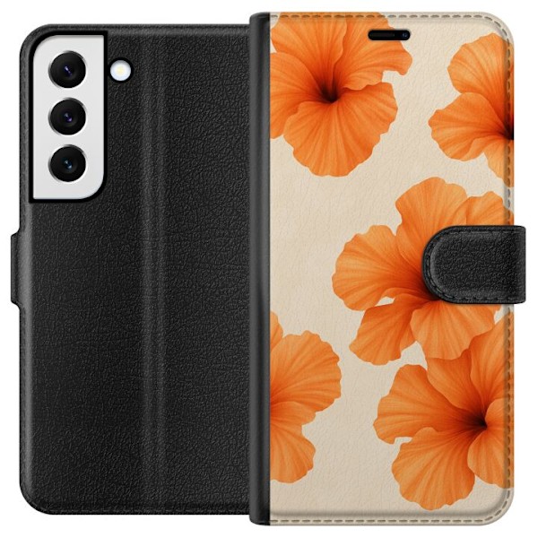 Samsung Galaxy S22 5G Tegnebogsetui Papaya Punch
