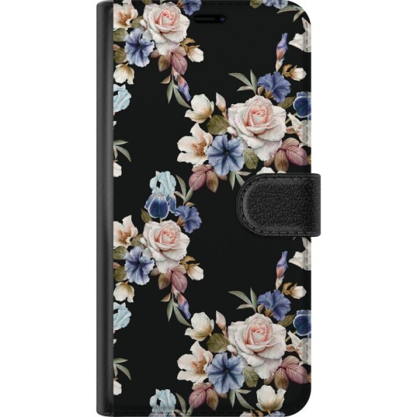 Apple iPhone X Plånboksfodral Blommor