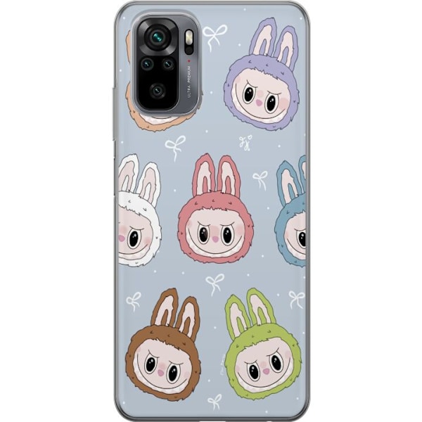 Xiaomi Redmi Note 10S Genomskinligt Skal Labubu Star Pattern