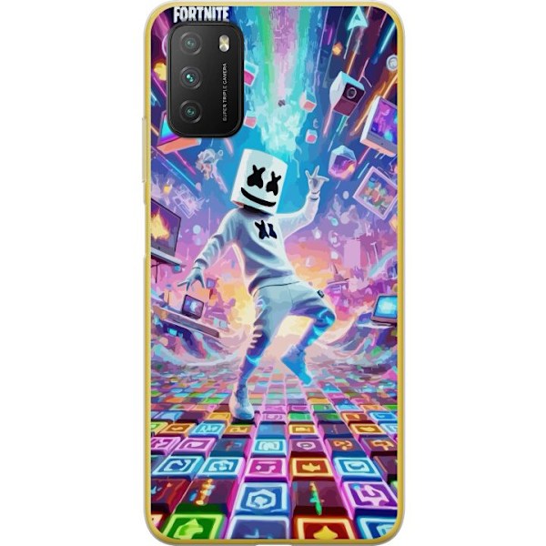 Xiaomi Poco M3  Gennemsigtig cover Fortnite